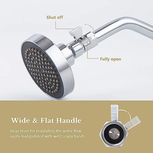 image for Shower Flow Control Valve, APLusee Brass Water Pressure Regulator with