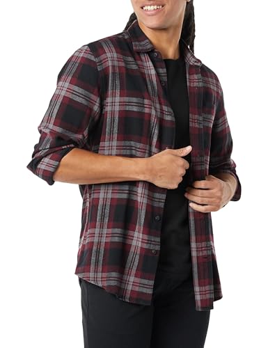 Amazon Essentials Men's Long-Sleeve Flannel Shirt - Discontinued Colors
