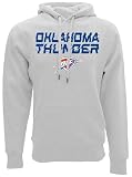 Blue 84 Oklahoma City Thunder NBA Officially Licensed Hooded Sweatshirt Heavyweight, Large Ash Heather