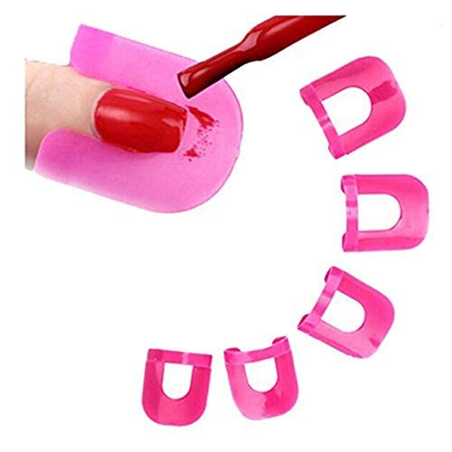 26 plantillas de barrera para uñas, ideales para manicura o polish, protectores reusables de la marca Lalang