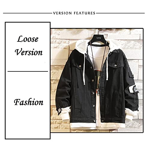 Lapus Angry Tiger Printed Denim Jacket Tiger Printed Hoodie Denim Jacket Jean for Men Women Teen Gift3