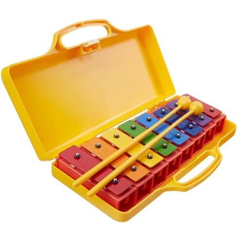 Instrument de musique xylophone 8 notes en bois avec finitions soignées