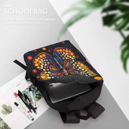 Sac à dos d'école enfants Batterfly抗磨损大容量3D印花男童双肩包