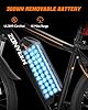 zonveer Electric Bike for Adults, 26" Peak 1000W Powerful Motor Ebike with 360Wh Removable Battery, 20MPH 40 Miles Commuting Mountain Electric Bicycle, Front Fork Suspension, 28 -Speed, UL2849 #2