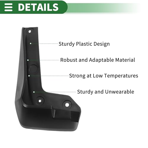 Image of Motoforti Mud Flaps Splash Guards Mud Guards for Honda Crider 2013-2018 W /Mount Accessories