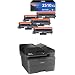 Produktbild Kit 5 Toner kompatibel mit Brother MFCL2800DW + Multifunktions einschließlich Wifi Laser Monochrom, 4 in 1, 32 pm, Frontdruck, automatische Rückseite Garantie 24 Monate