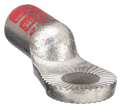 One Hole Lug Compression Connector, 1 AWG