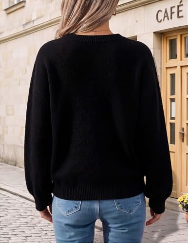 Image of Libsorge Womens Heart Sweater 2026 Valentines Day Trendy Cute Fall Oversized Long Sleeve Pullover Sweaters