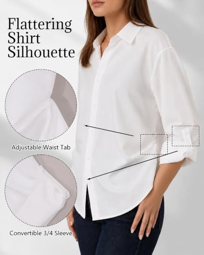 Womens Button Down Shirt - image 4