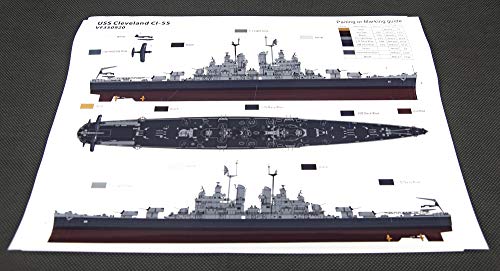 1/350 American Cleveland Light Cruiser miniatura 4
