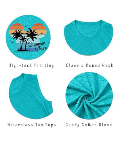 Image of Vacay Mode T Shirts for Women Summer Beach Hawaii Vacation Short Sleeve Tops Holiday Cruise Getaway T Shirts