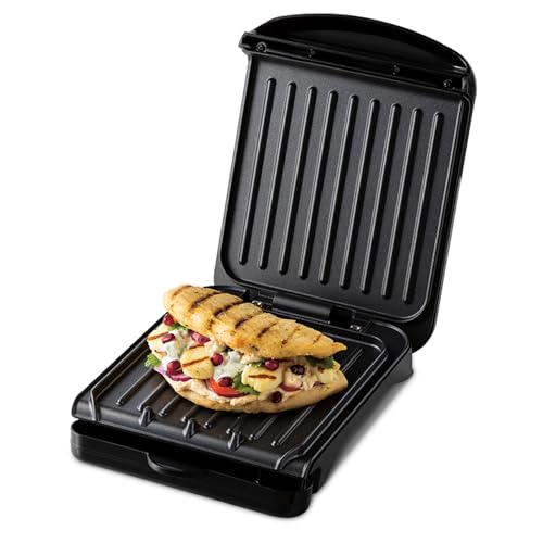 George Foreman Small Electric Fit Grill [Non stick, Healthy, Grid...