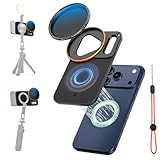 K&F CONCEPT Double-sided Magnetic Lens Filter Mount Adapter with 58mm Variable ND2-32 Filter, Compatible with iPhone 17 Pro Max and 58mm Threaded Filters