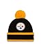 NFL Pittsburgh Steelers Team Relation Knit Beanie, One Size, Black