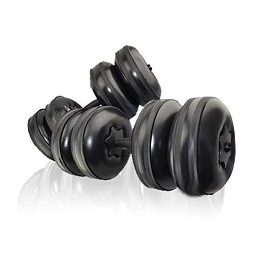 Travel Weights Water Filled Dumbbells Set for Man & Women, Adjustable Free Water Dumbbells Up to 22~45Lbs for Exercise Fitness Weightlifting Training, Portable Gift for Gym & Hiking(Black).