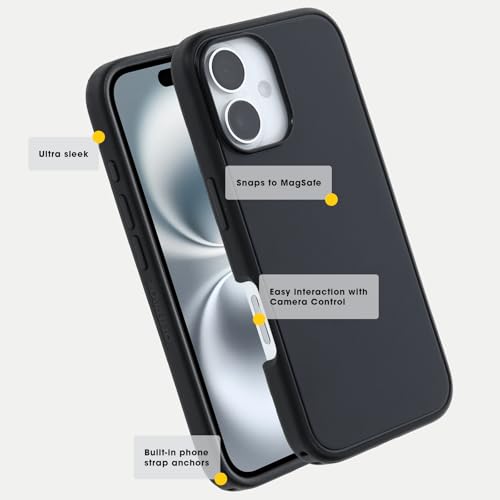 Image of OtterBox iPhone 16 Symmetry Series Case - Bluetiful - Ultra-Thin, Sleek iPhone Case, MagSafe Compatible, Best Aesthetic iPhone Cases