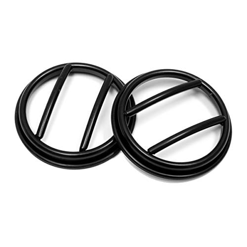 Rugged Ridge Black Fog Light Euro Guard-Pair for Jeep Wrangler (JK) (2007-2010)