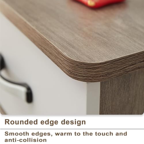 Support TV flottant en bois avec tiroirs de rangement chic