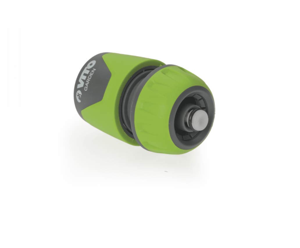 Kit irrigazione giardino 19mm VITOGARDEN 25m PVC armato con lancia multigetto + 2 raccordi auto