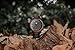 Treehut Wooden Watches for Men, Japanese Quartz Movement, Stylish Exotic Wrist Watch with Stainless Steel Buckle, Adjustable Straps, Watch Made from Ebony Wood, Relojes para Hombre