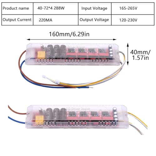 Transformateur LED 20-40Wx4 avec télécommande infrarouge pour plafonnier