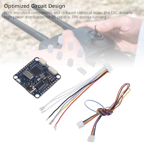 BuyWeek H743 Slim V3 Flight Controller, 8S FPV Drohne ESC Platine, Unterstützung für ArduPilot Firmware, für BetaFlight Firmware, für INAV Firmware