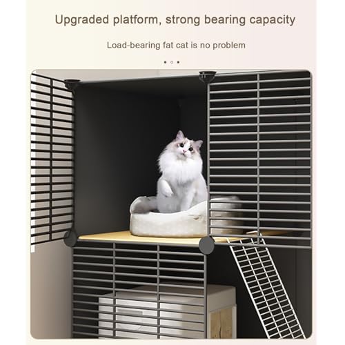 Conception robuste pour cette cage pour chat modulable