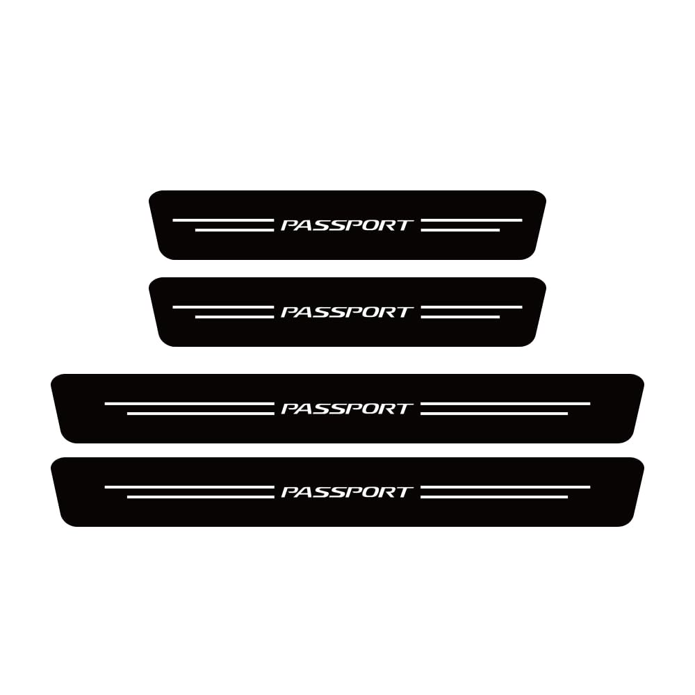 SDYAYFGE 4Pcs Kick Plates Car Door Sill Protector,for Passport