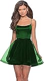 successa Lang Ballkleid Brautkleid,Spaghetti-Bügel-Heimkehr-Kleider,Jade Green,US22W,Abendkleid Cocktailkleid Lang