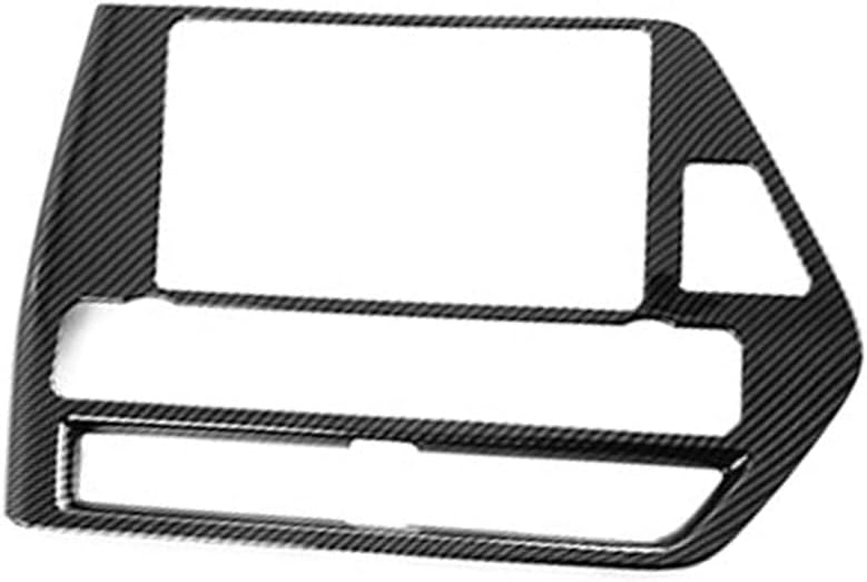 XITER Carbon Fiber Navigation Panel Trim Cover Interior Central Control Air Conditioning Vents Frame Panel Cover Trim Automobile Accessories For For Toyota Highlander XSE XLE LE L 2020-2025