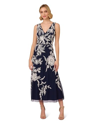 Image of Adrianna Papell Women's Beaded Sleeveless Dress