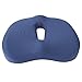 Donut Pillow for Tailbone Pain, Ergonomic Hollow Core Orthopedic Donut Cushion for Office and Home, Memory Foam Soft Breathable Seat Pillow Pad for Women Men Pregnant, Hemorrhoid Pillows(Navy Blue)