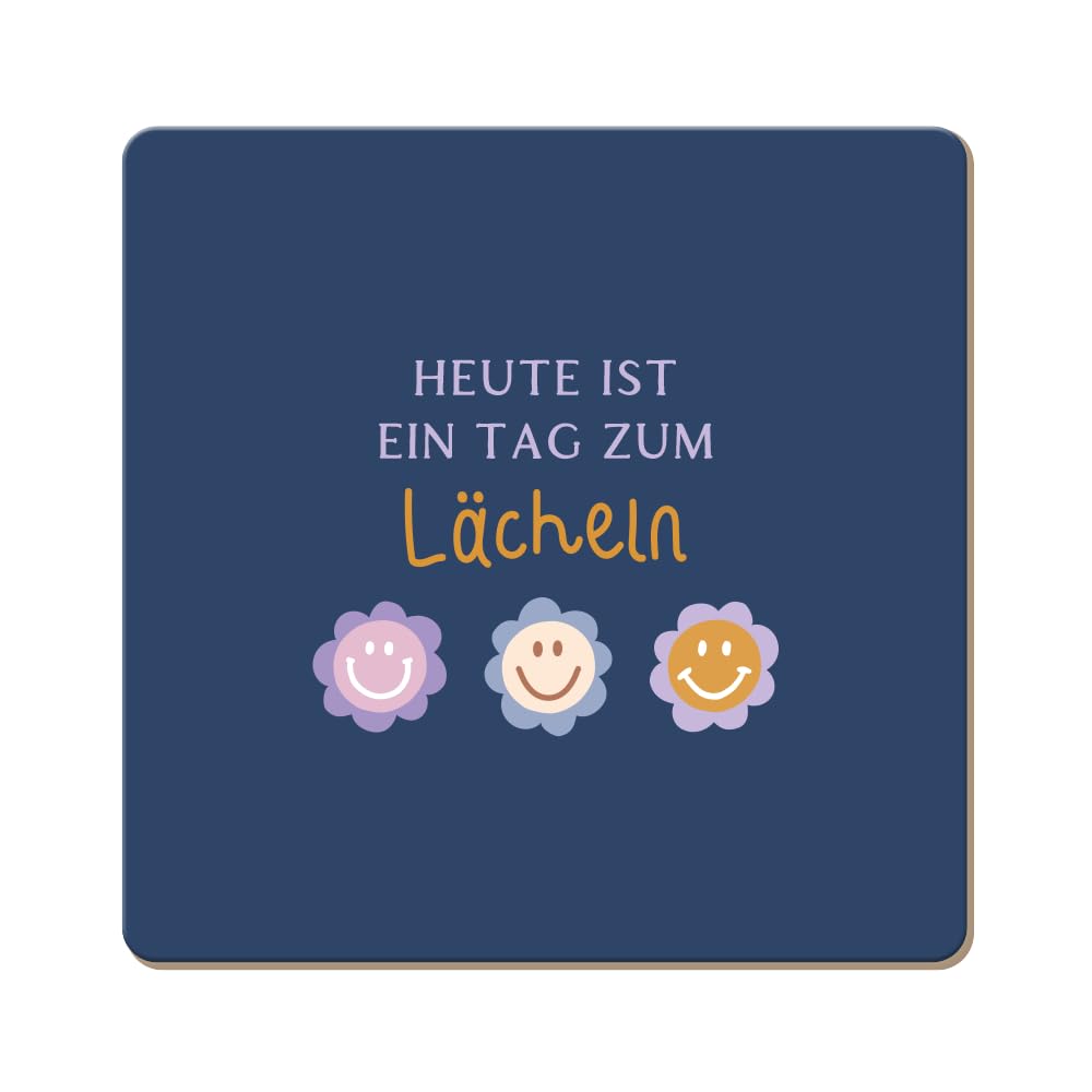 Graphic Workshop Funny Cork Coaster | Smile