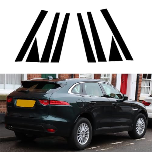 Cubiertas embellecedoras de pilar de coche con acabado elegante para Jaguar F-Pace 4