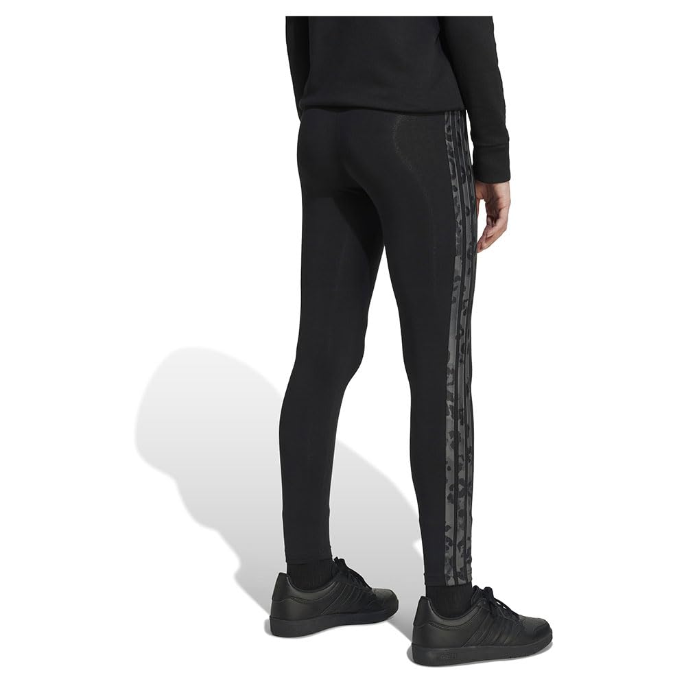adidas Animal 3 Stripes Single Jersey Leggings 13-14 Years