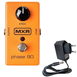 MXR effect device M101 analogue vintar, ge phaser Effects pedal for guitar and bass, Phaser with speed control dial Status LED and foot switch Hardwire bypass mode Keepdrum power supply