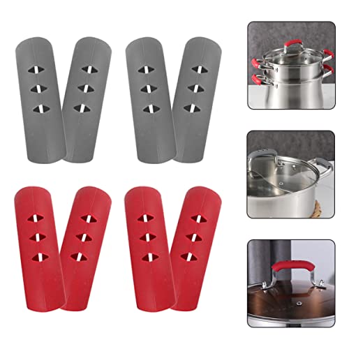 Fundas de silicona para asas: evita quemaduras en tu cocina con este set antideslizante 4