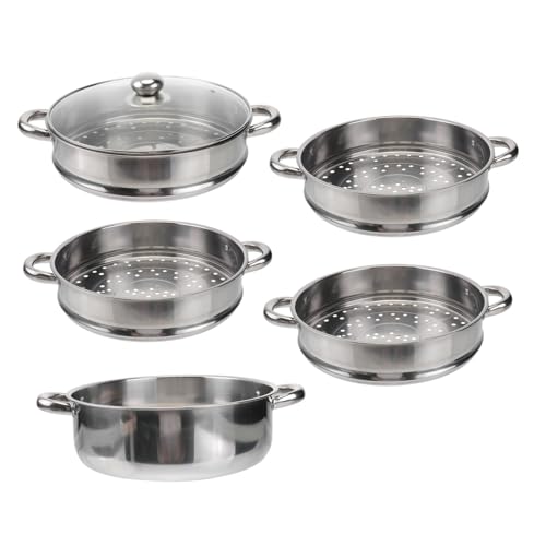 CIYODO Olla Vaporera De Acero Inoxidable Multifuncional Para Sopa Para Cocina Familiar