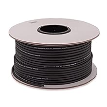 Connect to XLR or Balanced Jack Plugs 100 Metres of Microphone Cable PVC Jacket and Insulation 6mm Diameter Cable Black