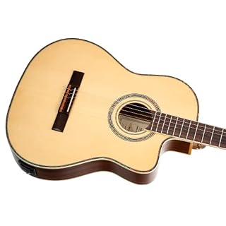 Ortega RCE145NT Thinline – Guitare Classique 4/4 - Les Beatles, Paul McCartney, John Lennon, RIngo Starr, George Harrison Ortega RCE145NT Thinline - Guitare Classique 4/4 – Image 4