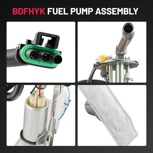Image of BDFHYK Electric Fuel Pump Module Assembly SP17B1H Compatible with Chevrolet G10 G20 G30, Compatible with GMC G1500 G2500 G3500 1987-1996 4.3L 5.0L 5.7L 7.4L V6 V8 Replace HP10011, 692035, 25028811