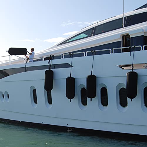 Super Duty Inflatable Yacht Fenders, Black (18"D x 42"L) - image 7