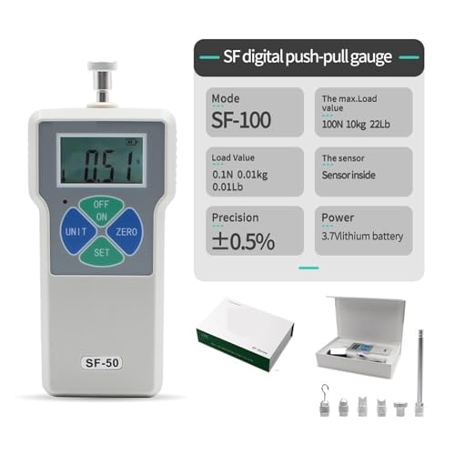Dynamomètre SF-100N jauge de force portative pour atelier et laboratoire