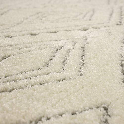 Mohawk Home Nomad Vado Cream Geometric (2' X 6') Runner Rug #TOP3