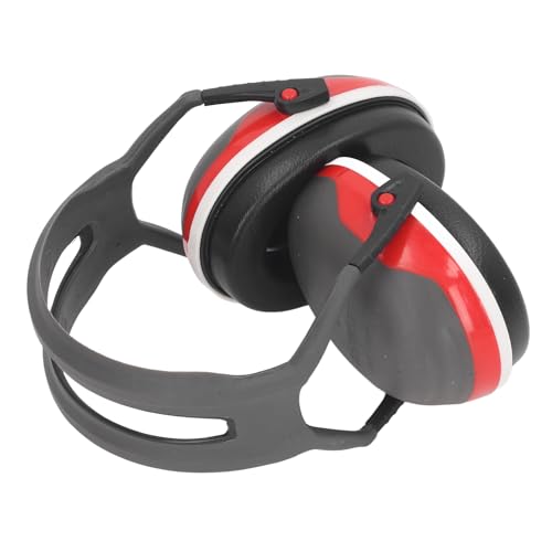 Cuffie Antirumore, Cuffie Antirumore Portatili Regolabili per Bambini Leggere per Dormire (rosso)