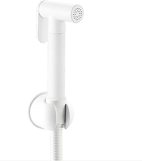 Comprar Grifo para Hacer de Bidet el Wc Ducha Bidet para Inodoro Rociador de Bidé para Inodoro Latón con Conector G1/2 Pulgadas Sin Taladrar con Manguera Ducha Higienica para Wc Blanco