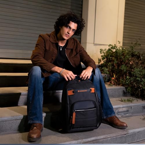 Image of HARISSONS Prizma Laptop Backpack | 35L | Durable & Travel-Ready | Elevated Laptop Protection | Office, Travel & Daily Commute