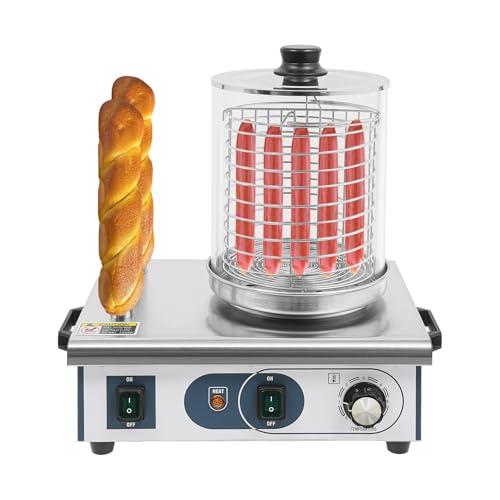 MEELRYD Machine à hot dog professionnelle 450,...