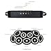 QERPON Portable Rolling Up Electronic Drum Set Drum Pad Suitable for Kid and Beginner with USB Silicone Designs and Foot Pedals