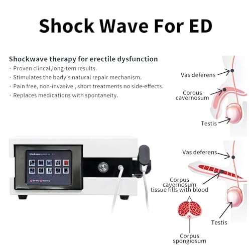 Máquina de terapia de ondas de choque neumática de 8 bares, equipo de terapia física para alivio del dolor articular y muscular miniatura 4